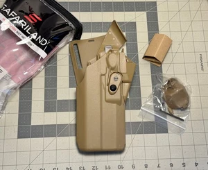 Safariland 7395RDS ALS RH FDE Duty Holster, GLOCK 19 (ALL GENS) w/ LIGHT & RDS - Picture 1 of 17