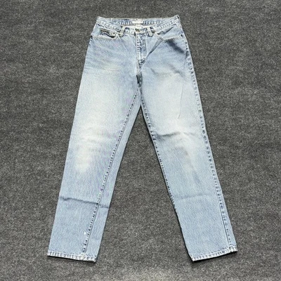 VINTAGE Guess Georges Marciano Jeans Mens 29x33 Light Blue Wash Made in USA 80s - Image 1 of 4