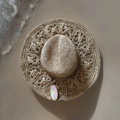 Sombrero de Paja Seminole Hard Rock Hotel And Casino Playa Nuevo con Etiquetas Foto 1 de 4