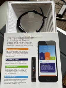 Jawbone UP3 Fitness Armband Tracker Smartwatch Aktivitätssensor schwarz - Bild 1 von 4