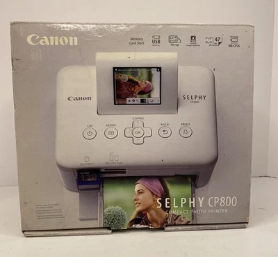Canon Selphy CP800 Black Compact Photo Printer Tested - Image 1 of 4