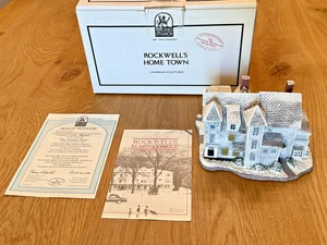 THE ANTIQUE SHOP Rhodes Studios NORMAN ROCKWELL Landmark Sculptures MAIN STREET - Picture 1 of 16