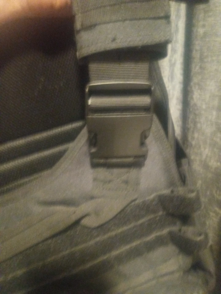 Tactical vest black, plates - Image 1 of 4