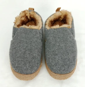 MERRIMAC Faux Felt Slipper's Women's UK Size 5 - 6 Grey Memory Foam Warm Comfy - Picture 1 of 12