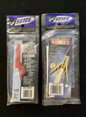 ¡¡Lote de mini cohetes modelo volador Estes!! Mosquito #0801 / 220 Swift #0810 Foto 1 de 4