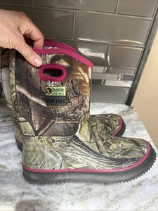 Guide Gear Men's Mid Bogger Waterproof Rubber Boots Sz 11 Camo Print Scent Free - Picture 1 of 9