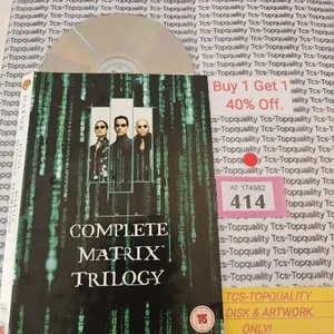 The Matrix Trilogy DVD (2007) Keanu Reeves, Disc And Artwork Only - Imagen 1 de 1