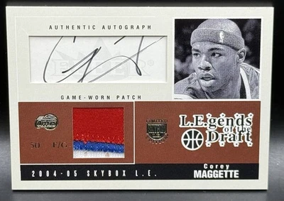 2004-05 Skybox LE LEgends of the Draft Patch Auto Corey Maggette 13/25 NM RARE - Image 1 of 4