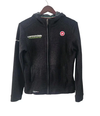 Castelli Milano Gray Zippered Hoodie Cannondale Cyclocrossworld Jacket S - Image 1 of 4