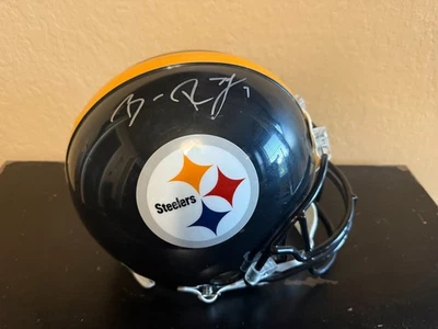 ПОДЛИННЫЙ шлем с автографом Бена Ротлисбергера из Steelers Riddell/PSA/STEINER - Изображение 1 из 4