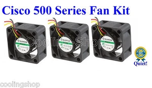 Super Quiet Cisco SG500X-24P FAN KIT, 3x new Sunon MagLev fans12~18dBA Noise - Picture 1 of 6