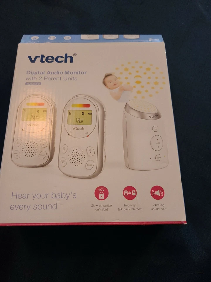 Monitor de audio digital vTech con 2 unidades para padres modelo TM8212-2   Foto 1 de 2