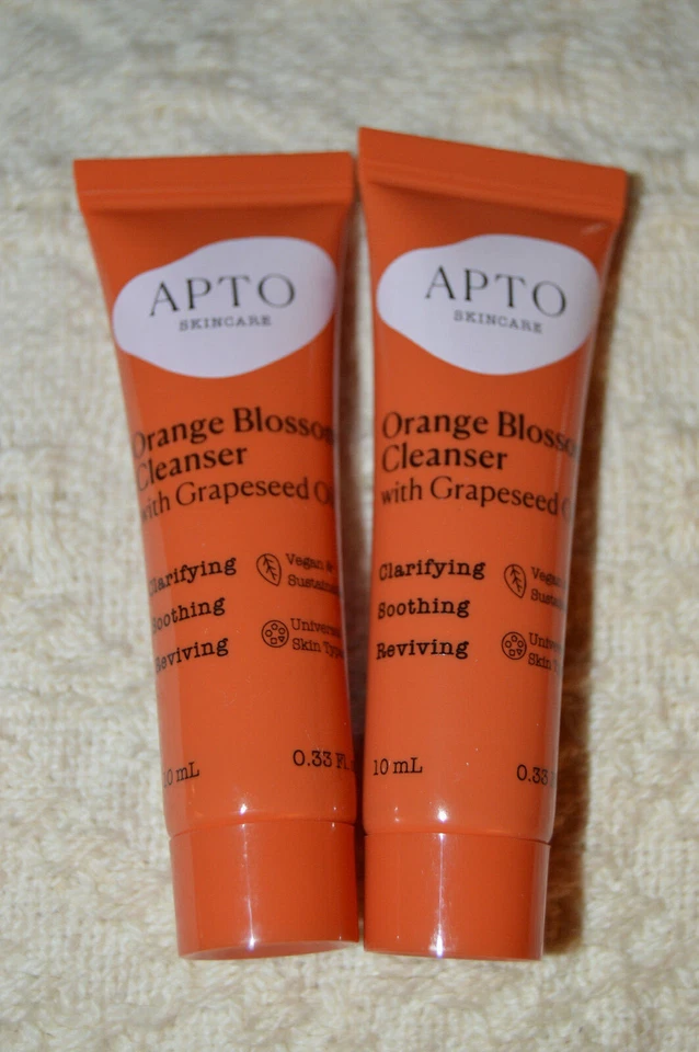 X2 APTO Skincare Orange Blossom Cleanser w/ Grape seed Oil .33oz/10ml Trial Size - Image 1 of 1