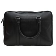 Duchamp Women's Bag Black Leather with Polyester Briefcase/Document Case