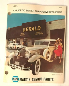 1980 Napa Martin Senour Paints A Guide to Better Automotive Refinishing Spraying - Imagen 1 de 1