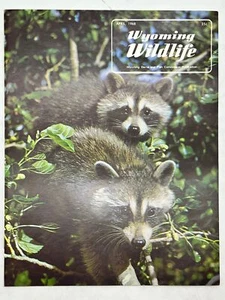 Wyoming Wildlife Magazine April 1968 Cover Artist: Ron Klatske - Imagen 1 de 3