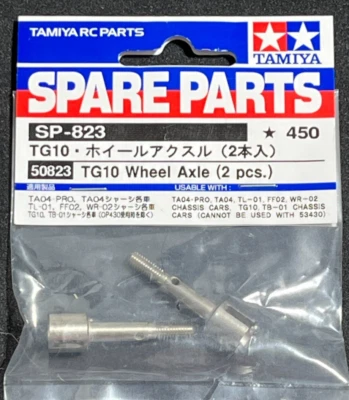 NUEVO EN PAQUETE EJE RUEDAS TAMIYA 50823 TG10 (2 PIEZAS) M03, TL01, WR02 + MÁS Foto 1 de 3