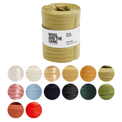 Wool and the Gang Ra-Ra Raffia Crochet Ribbon/Tape Yarn - Image 1 of 2