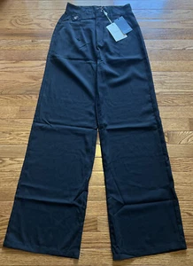 Emory Park Pants Womens SZ S Black Pants Trouser Casual High Waist - Picture 1 of 5