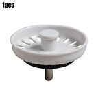 Coloured Sink Basket Strainer Waste Plug Easy Drainage Durable Material
