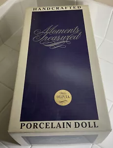 Moments Treasured Limited Edition Olivia Porcelain Doll-759/1500-MINT CONDITION - Picture 1 of 12