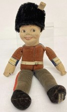 Vintage Norah Wellings Royal Guard Rag Doll With Original Label To Foot. 8’’