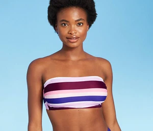 Women's Panorama Bandeau Bikini Top - Kona Sol - Multicolor -Various Sizes -S732 - Picture 1 of 8