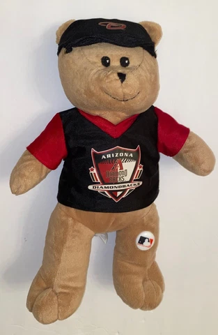 Arizona Diamondbacks MLB Teddy Bear Plush in Jersey & Hat GOOD STUFF 14" Cover