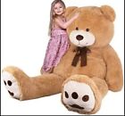 stuffed teddy bear 5 ft brown 62” Birthday Valentines Day Christmas Present