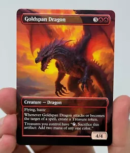 Goldspan Dragon Proxy Card with Custom designed art - Picture 1 of 2