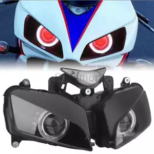 Customized Headlight Assembly White Angel Red Devil Eye for Honda CBR1000RR 2004 - Picture 1 of 24