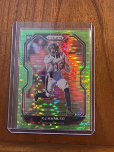 2020 Panini Prizm Green shimmer prizm KJ Hamler RC No.315