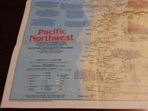 National Geographic Map: Pacific North West August 1986 - Picture 1 of 17