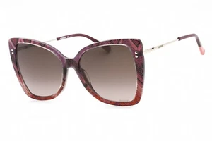 MISSONI MIS 0083/S S68 3X Sunglasses Pink Violet Frame Burgundy Shaded Lens 58mm - Picture 1 of 4