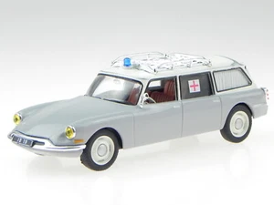 Citroen ID 19 gris cuerpo de bomberos Ambulanz coche en miniatura 7495004 Atlas - Imagen 1 de 4