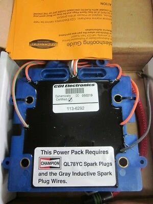 JOHNSON EVINRUDE 90 HP 115 HP POWERPACK 586015 586098 113-6292 60 DEGREE OIS NEW - Image 1 of 4