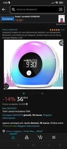 Orologio Sveglia Con Cassa Bluetooth - Foto 1 di 6
