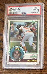 1983 Topps #482 Tony Gwynn San Diego Padres RC Rookie HOF PSA 8 NM-MT 