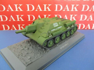 Die cast 1/43 Modellino Carro Armato Tank SU-122 1943 USSR - Immagine 1 di 3