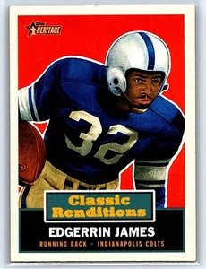 2001 Topps Heritage Edgerrin James #CR3 Classic Renditions Indianapolis Colts - Bild 1 von 2