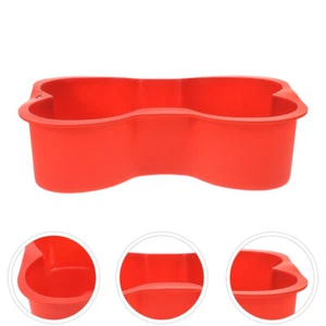Bone Cake Pan Bone Shaped Dog Birthday Cake Mold Silicone Baking Cup Novelty - Picture 1 of 12
