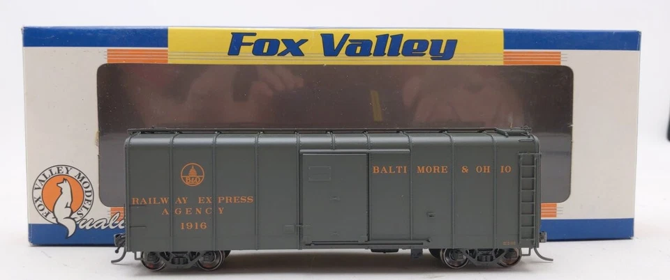 Fox Valley Models 30330 HO B&O Class C-16 Wagontop Express Boxcar #1916 LN/Box - Image 1 of 4
