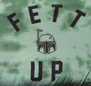 Disney Parks Star Wars Boba Fett Up Tie-dye T-shirt M import Mandalorian - Picture 1 of 6