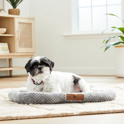 Alfombra de caja Vibrant Life de 24 pulgadas - gris acogedora cama de lujo para mascotas, suave para perros/gatos Foto 1 de 4