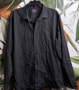 Camisa Untuckit Para Hombres XX-Grande 2XL Sin Arrugas Calce Ajustado 100% Algodón Abotonada - Imagen 1 de 5