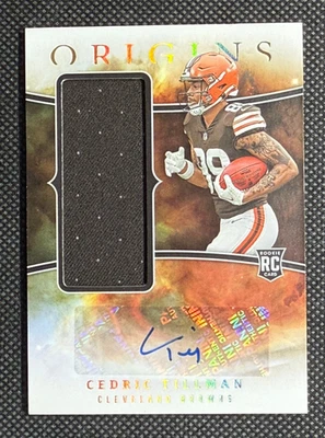 2023 Panini Origins - Rookie Jumbo Jersey Autographs #RJJA-CTI Cedric Tillman  - Image 1 of 2