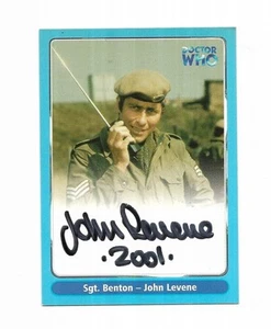 2000 Doctor Who Definitive Series 1 ~ Autograph Card A9 John Levene ~Benton - Picture 1 of 2