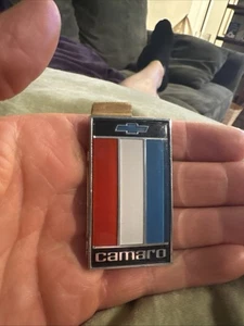 1975-1977 Camaro Header Panel Emblem Camaro Red White Blue Bars New - Picture 1 of 8