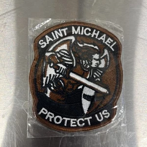 Morthome Archangel St. Michael Shield Tactical Morale Patch Hook & Loop Badge - Picture 1 of 3