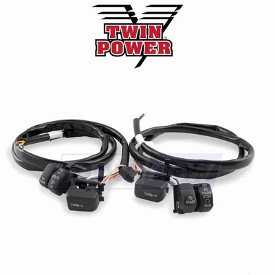 Twin Power Handlebar Switch Kit for 1999-2006 Harley Davidson FXSTB Night nc Foto 1 de 4
